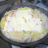 白菜と豚肉ベーコン鍋